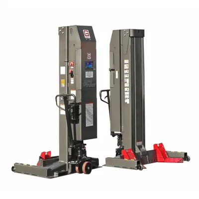 GRAY Vehicle Lift System: Electric/Hydraulic, 9.5 ton Load Capacity, Wireless - Vehicle Lift Systems