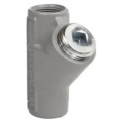 KILLARK Sealing Fitting - Vertical: Aluminum, 1/2 in Trade Size, Female to Female - Vertical Sealing Fittings - 25% Fill