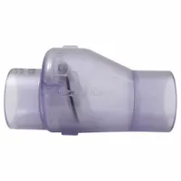 VALTERRA Check Valve: Swing, Inline Valve Body, 1 1/2 in Pipe Size, Socket x Socket, PVC, Female (MPN 200-C15)
