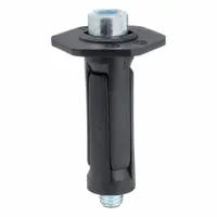 APPROVED VENDOR Bolt-Hole Caster Expanding Mounting Stem: 2 1/2 in Stem Lg, Carbon Steel, Round (MPN ER02)
