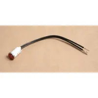 Red signal light for APW Wyott ovens. Indicates oven power or operating mode. OEM replacement part number 2E-1512503