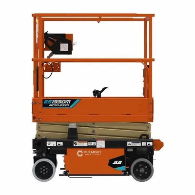 JLG Scissor Lift: Battery, Drivable, 13 ft Elevated Platform Ht - Drivable Scissor Lifts