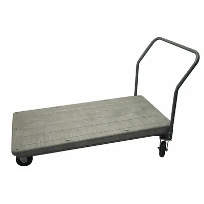 R.W. ROGERS Platform Truck: 2,000 lb, 65 in L x 34 in W x 40 1/2 in H Overall Dim. - Nestable Plastic-Deck Platform Trucks