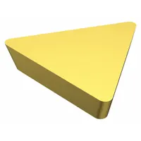 Triangle (T) indexable turning insert for general turning operations on metal workpieces. Used in lathe applications for external and internal profiling, facing, and contouring
