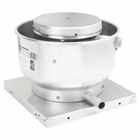 Centrifugal Upblast Roof Exhaust Fan: Direct Drive, Includes Drive Pack, 8 1/4 in Wheel, 197 cfm (MPN 5DVN6)