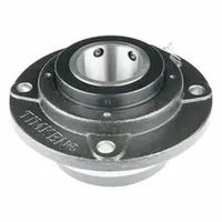 TIMKEN Flange Mount Bearing: Tapered Roller, 2 15/16 in Bore, Cast Iron, Concentric Collar, Circular (MPN E-PF-TRB-2-15/16)
