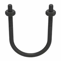 Standard U-Bolt: 3/8"-16 Thread Size, For Pipe Size 1 1/4 in, 2 3/4 in Inside Ht, Steel, 10 PK (MPN U17242.037.0125)