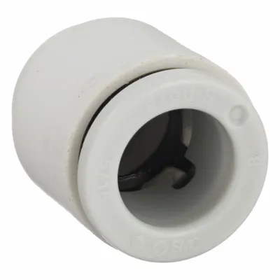 SMC KQ2C08-00A Push-to-Connect Cap - Polybutylene & Brass Tube Fittings