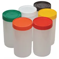 CARLISLE Container with Pourer: Brown/Green/Orange/Red/White/Yellow, Polyethylene, Caps/Containers (MPN PS602N00)