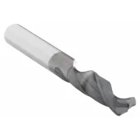 Solid carbide jobber-length drill bit with AlTiN coating and 140° 4-facet point geometry. Diameter 0.0550 inches (wire gauge #54). Suitable for general-purpose drilling in production machining, tool and die work, and maintenance applications