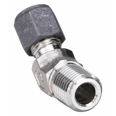 PARKER 4-4 VBZ-SS Single-Ferrule Stainless Steel Compression Elbow - Single-Ferrule Stainless Steel Fittings