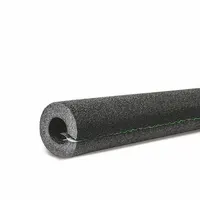 Pipe Insulation: Polyethylene, Slit, 3/4 in Thick, 3 5/8 in ID, 6 ft Lg, 3.9 R-Value, Black/Gray (MPN DGS35834)