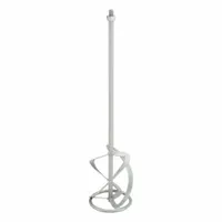 METABO Mixing Paddle: Single-Paddle, High Viscosity, M14 Threaded, 23 15/64 in Lg, 5 33/64 in Dia (MPN 626735000)