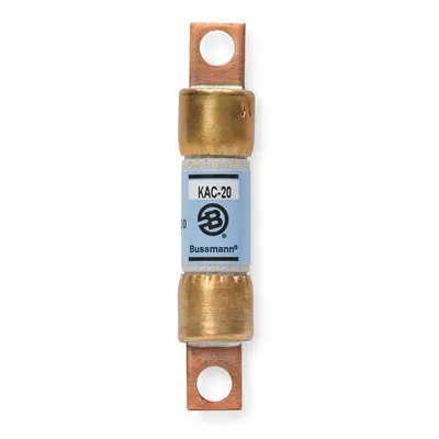 BUSSMANN KAC-20 Fast-Acting Bolt-On Fuse, 20 A, 600 V AC, Non-Indicating - Fast-Acting Bolt-On Fuses