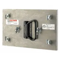 Duct Access Door: 8 in x 8 in, 11 ga, Steel, Thumbscrews, 2,300°F Max Temp Rating, 2 Mounting Stud (MPN GRD66ULBI)