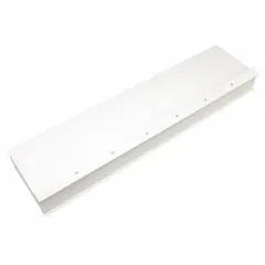 Replacement pleated air filter for HVAC systems. Captures airborne particles such as dust, pollen, and mold spores to improve indoor air quality and protect equipment. Suitable for use in residential and commercial heating, ventilation, and air conditioning units.