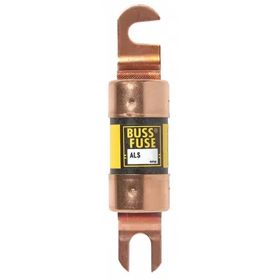 BUSSMANN Forklift Limiter Fuse: ALS Series, Bolt-On, Gen Purpose, 450 A, 48 V DC - Fast-Acting & General Purpose Bolt-On Fuses