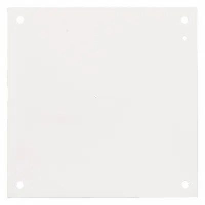 HOFFMAN Interior Panel: Back Panel Panel, 13 in Overall Ht, 13 in Overall Wd, Steel - Interior Mounting Panels