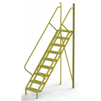 TRI-ARC Configurable Platform Ladder: 11 ft Overall Ht, 30 in Overall Wd, 20 in Overall Dp - Base Ladders & Stairs