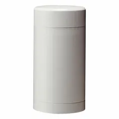 Threaded mount base for PATLITE LR5 series modular tower lights. Includes terminal block for electrical connections. Off-white housing. Rated IP65 (IEC 60529) / NEMA TYPE 4X,13. Overall height 3 7/8 in. Suitable for industrial machinery and automation applications requiring environmental protection.