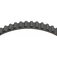 The DAYCO 95076 is a timing belt and metric V-belt with a 1,276 mm effective length and fiberglass reinforcing cord material. It has 0 ribs and is designed for synchronizing camshaft and crankshaft rotation in automotive engines