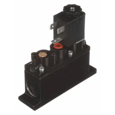 ARO Solenoid Air Control Valve: Alpha, Four-Way / Two-Position, 120V AC, 1/4 in Female NPT - ARO Alpha Series Solenoid-Operated Inline Air Control Valves
