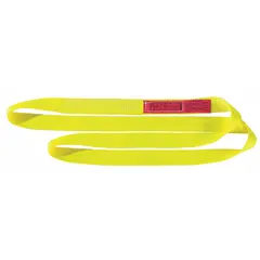 This LIFT-ALL Type 5 endless web sling is constructed from 1 ply of nylon with a 5 ft length and 2 in width. The endless design allows for multiple choke-hitch or basket-hitch configurations in lifting and rigging applications. Nylon construction helps protect delicate surfaces from scratching during use. Includes a standard tag for identification.