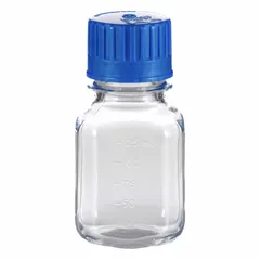 APPROVED VENDOR PETG Media Bottle, 125 mL, Sterile with Screw-On Closure and Shrink Seal