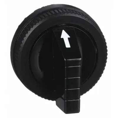 SCHNEIDER Selector Switch Knob: 30 mm Compatible Switch Size, Short Lever - Heads for Selector-Switch Operators