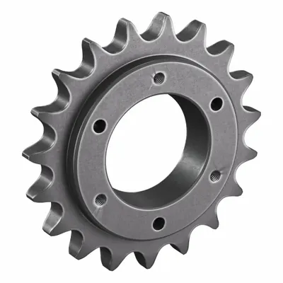 TSUBAKI Sprocket: For 60 Chain, 19 Teeth, 4.557 in Pitch Dia, 4.95 in Outside Dia - Size 60 Bushed-Bore Roller Chain Sprockets