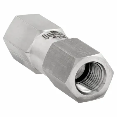 Parker 4F-C4L-1-SS Stainless Steel Instrumentation Poppet Check Valve - Stainless Steel Instrumentation Poppet Check Valves