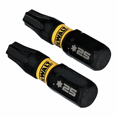 DEWALT Insert Bit: Insert Bit, T25 Bit Size, Imperial, Torx Head, T25 Bit Industry Size - Impact Torx Bits