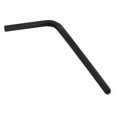 WESTWARD Hex Key: 0 Ball Ends, 2 mm Tip Size, Metric, Short, Alloy Steel, Black Oxide - L-Shaped Hex Keys