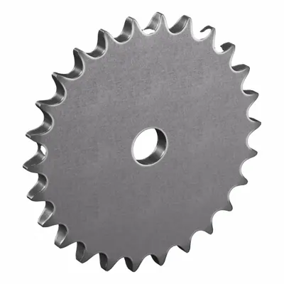 TRITAN Roller Chain Sprocket: No Hub, For Single Strands, 40, 26 Teeth, 4.148 in Pitch Dia - Size 40 Plain-Bore Roller Chain Sprockets