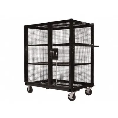 SOUTHWIRE Security Cart: 1,500 lb, 30 in L x 25 in W Self - General Purpose Wire Security Carts
