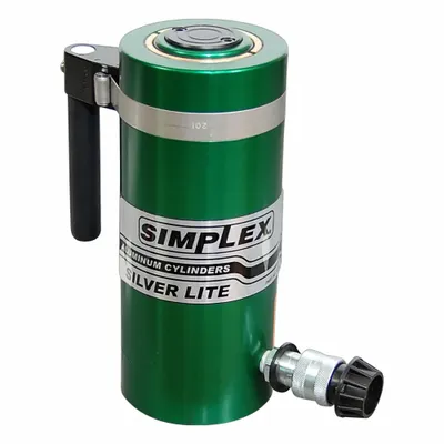 SIMPLEX Cylinder: Single Acting, 50 ton Nominal Capacity, 10 in Nominal Stroke Lg - Lightweight Rams
