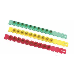 Powder-actuated gun charges for fastening materials to concrete or steel. Yellow, Brass 4 load. Compatible with Cobra, Rocket, SA270, Viper, and XT540 tools. Supplied in a 100-pack.