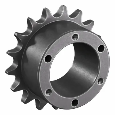 TRITAN Sprocket: For 50 Chain, 17 Teeth, 3.401 in Pitch Dia, 3.72 in Outside Dia - Size 50 Bushed-Bore Roller Chain Sprockets