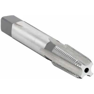 CHICAGO-LATROBE Extension Tap: 1/4"-18 NPT, 4 Flute, Semi-Bottoming Chamfer, High Speed Steel (MPN 384525) - Extension Pipe Taps