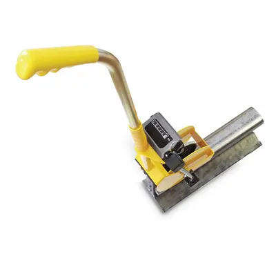 TRUMETER Measuring Wheel: 99,999 ft Range, Fixed Handle Handle, Single Wheel, Plastic Tread - Rail Track Measuring Wheels