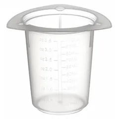 APPROVED VENDOR Tri-Pour Beaker, Low Form, Polypropylene, Translucent, 100 mL, Printed Graduations