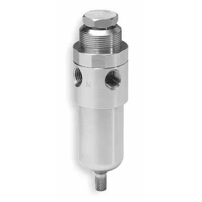 WILKERSON Filter-Regulator: Stainless Steel Bowl, 1/4 in NPT, 12 cfm, 5 micron - Wilkerson FRL Air Filter/Regulators