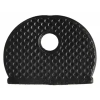 Key Cap: Vinyl, Black, 1 in Overall Wd, 3/4 in Overall Ht, 1/8 in Overall Dp, 50 PK (MPN 16520)