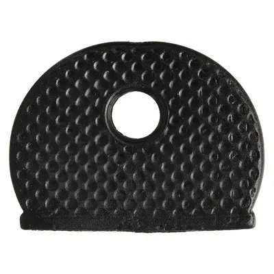 LUCKY LINE PRODUCTS Key Cap: Vinyl, Black, 1 in Overall Wd, 3/4 in Overall Ht, 1/8 in Overall Dp - Key Caps & Identifiers