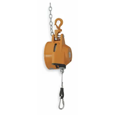 PACKERS KROMER Tool Balancer: Non-Locking, 99 lb Max. Tool Wt, 6.6 ft Cable Lg - Heavy Use Tool Balancers