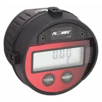 FLOMEC Electronic Flowmeter: Lube Meter, Oils, Aluminum, 1/2 in FNPT, 1/2 in Connection Size, FNPT (MPN LM51DN)