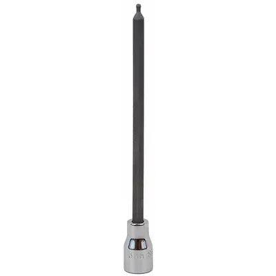 SK PROFESSIONAL TOOLS Socket Bit: 3/8 in Drive Size, Ball Hex Tip, 3 mm Tip Size - Ball-End Hex Bit Sockets
