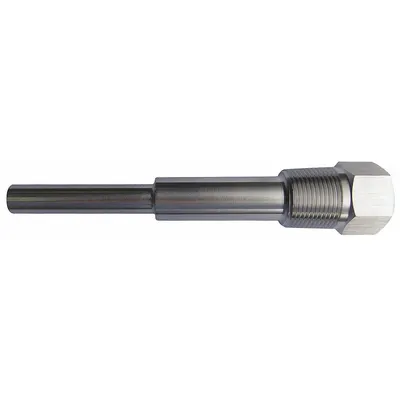 OEM Threaded Thermowell: Stainless Steel - Stepped-Shank Threaded Thermowells