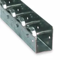 Flow Rail: Skate Wheel, Light-Duty, 5 ft Overall Lg, 195 lb/ft (5 ft Supports), 2 1/4 in Overall Wd (MPN W05FR27503)