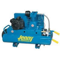 JENNY Portable Air Compressor: Oil Lubricated, 7.8 gal, Wheelbarrow, 1.5 hp, 7.4 cfm @ 90 psi (MPN K15A-8P-115/1)